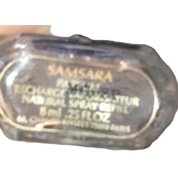 Guerlain Samsara Parfum Spray Atomizer Gold Case & Empty .25oz Vintage Bottle - Picture 7 of 7